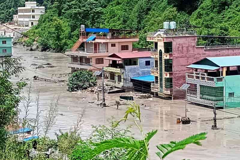 Nepal flash flood devastates villages near Tibet border
