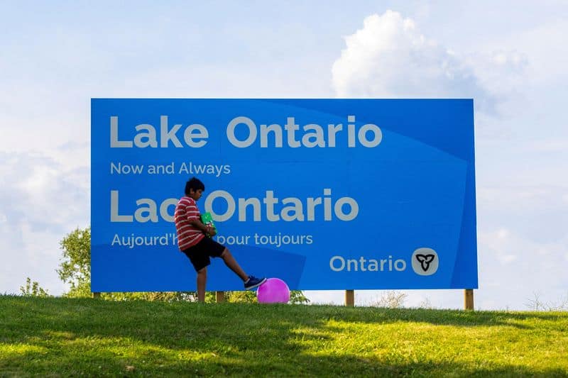 Canada erects 'Lake Ontario' sign amid Trump name spat