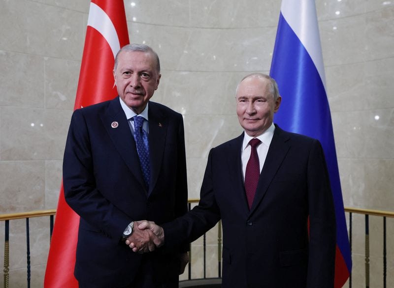 Erdogan says Turkey would consider full membership of China- and Russia-led security bloc
