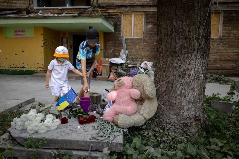 Russia charges children's hospice chief with spreading false war information