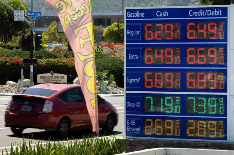 Gas prices hit record for Labor Day weekend