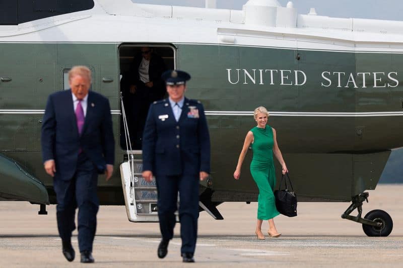 Trump gifted $45,000 cash to White House aides Natalie Harp, Margo Martin, Chamberlain Harris