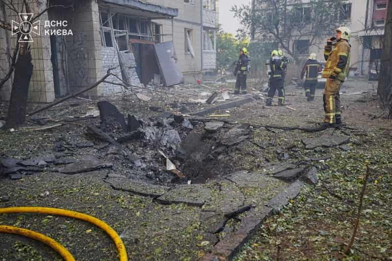 Russia strikes Kyiv petrol stations, killing two; Ukraine drones hit Russian cities