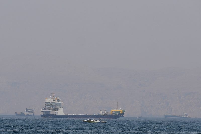 Hormuz vessel traffic slows to four exits over weekend