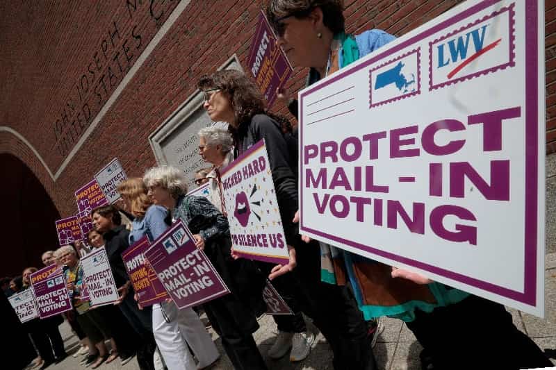 Judge blocks Trump administration's mail-in voting rule changes
