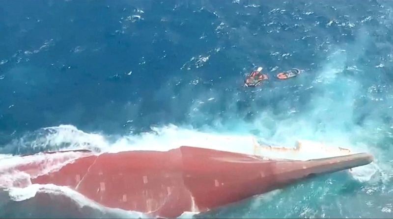 Indonesian ferry capsizes in minutes, leaving survivors adrift for 10 hours