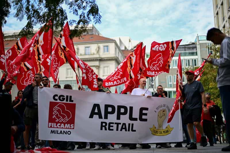 Apple store employees strike in Italy on iPhone 18 Pro launch day