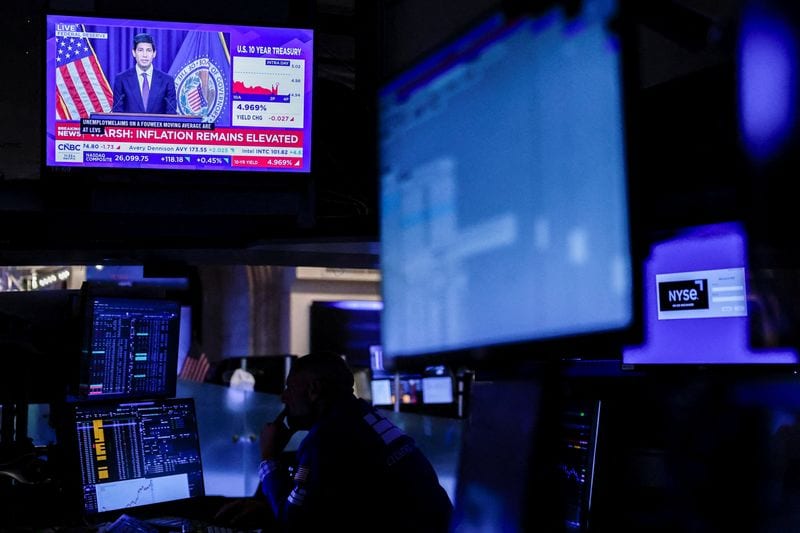 Global equity fund outflows hit nine-month high on inflation fears