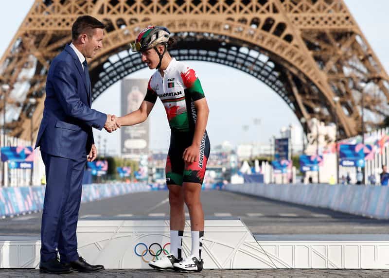 Afghan cyclist Fariba Hashimi finds inspiration in Asian Games finish