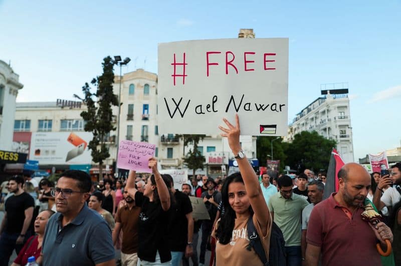 Tunisian activist jailed after Gaza flotilla, now on hunger strike