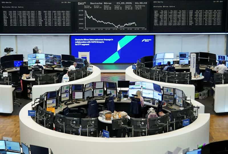 European stocks slip, oil and yields climb on Mideast tensions