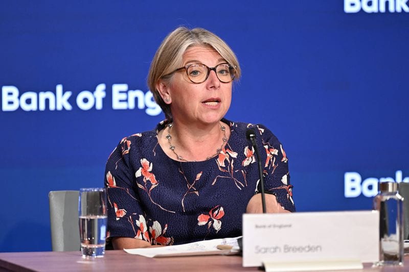 BoE's Breeden sees 'increasingly appropriate' rate hikes amid inflation risks