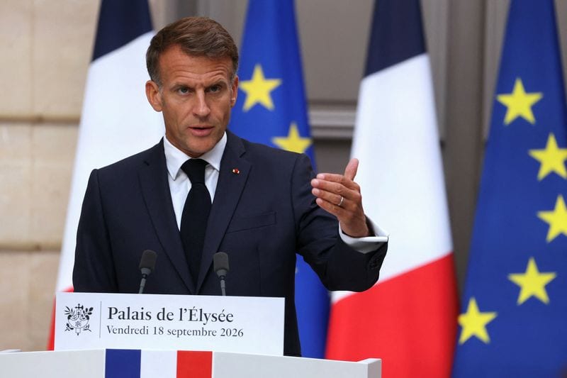 Macron denies CIA warned France of Russian drone attacks