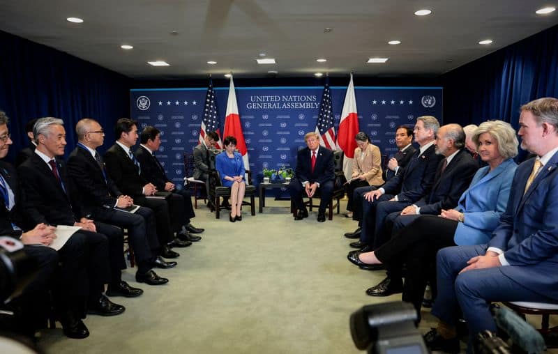 Japan says Trump voiced concern over weak yen in summit with PM Takaichi