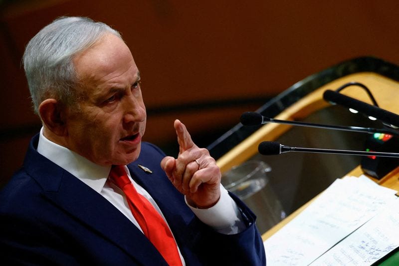 Netanyahu uses familiar playbook to project protector image amid election and Gaza war