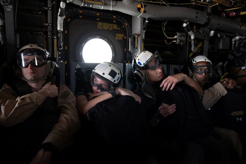 Young sailors on USS George Washington adapt to ongoing conflict with Iran