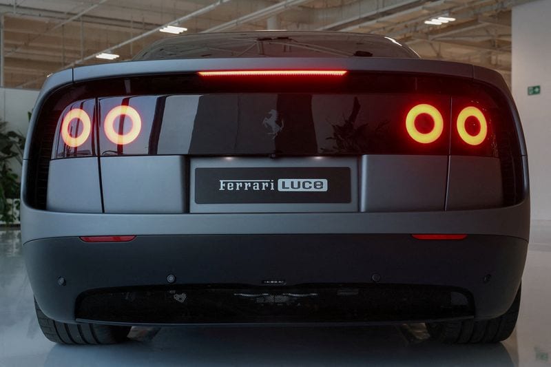Bezos, Ive shaped Ferrari's electric Luce, chairman Elkann says