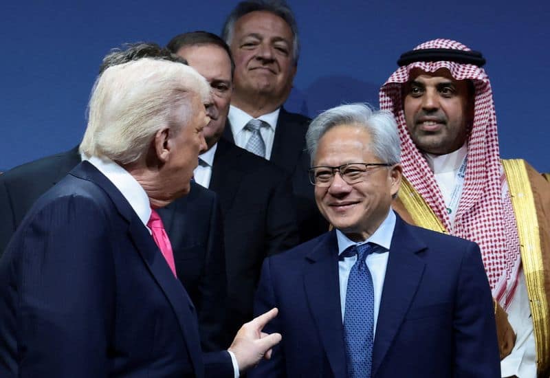 Trump discloses Nvidia stock trades ahead of awarding CEO medal
