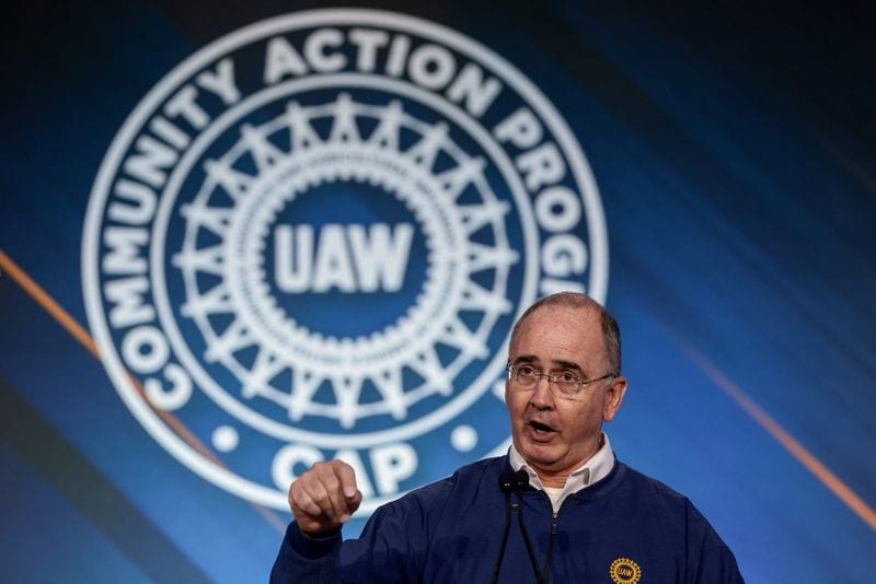 UAW President Shawn Fain wins second term
