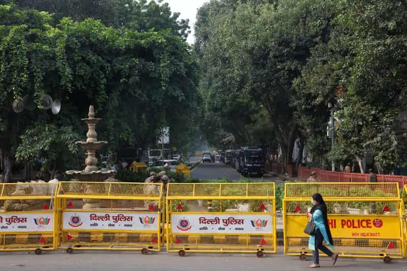 India election chief faces protests, Delhi restricts movement