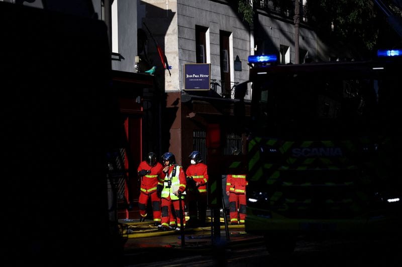 Fire destroys Paris' oldest covered food market