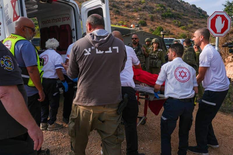 Israeli teen killed, 20 hurt by suspected Hezbollah bomb near Lebanon border