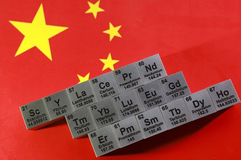 China rare earth exports rise 6.7% in September
