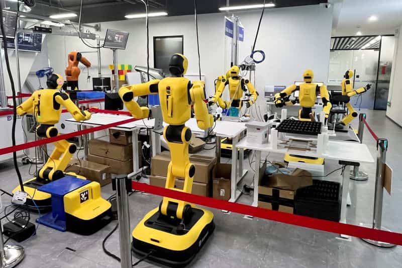 Chinese startup DexForce trains humanoid robots using virtual data to slash costs