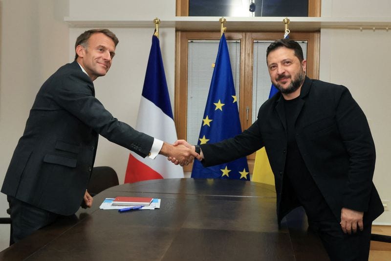 Macron says crucial to give Ukraine means to defend population, infrastructure