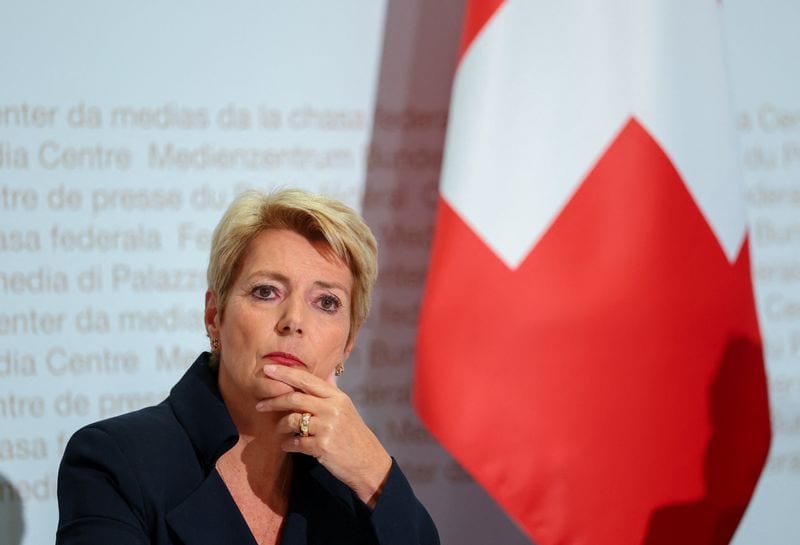 Swiss finance minister warns steep European debt could trigger euro crisis