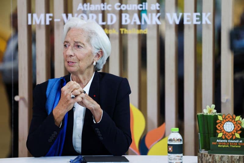 Lagarde: Bond selloff to curb euro zone growth, inflation