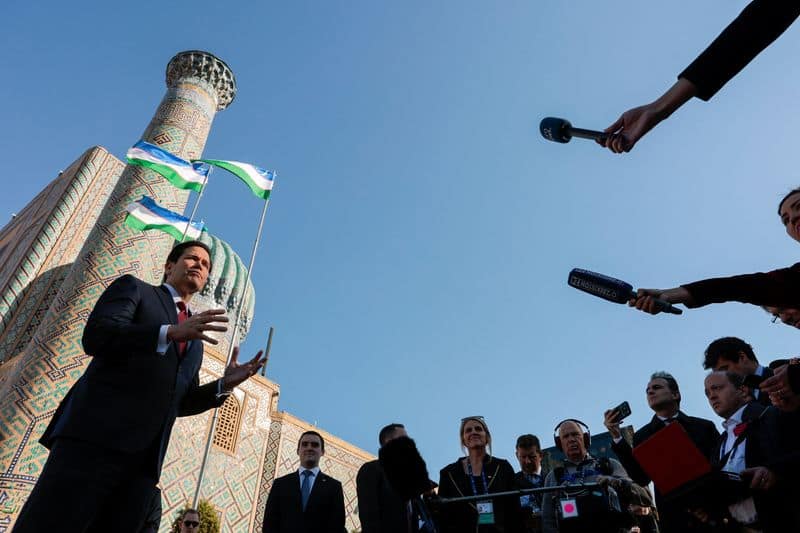Rubio visits Uzbekistan to boost US ties amid global crises
