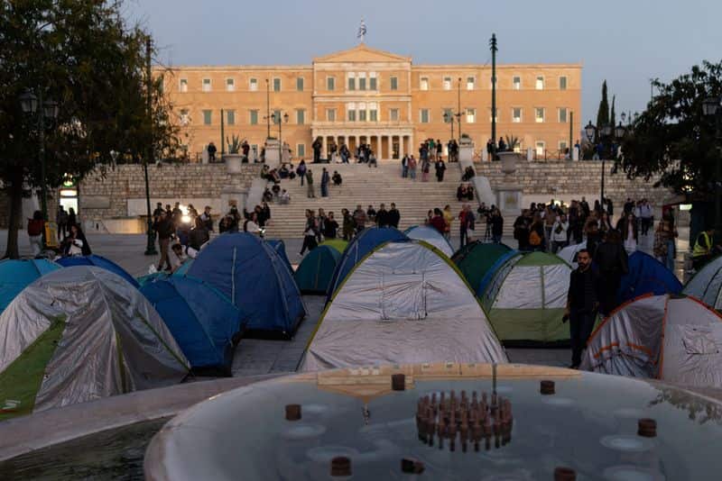 Greek students, teachers protest education funding, pay