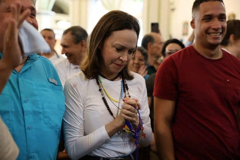 Venezuelan opposition leader Maria Machado returns after months in exile
