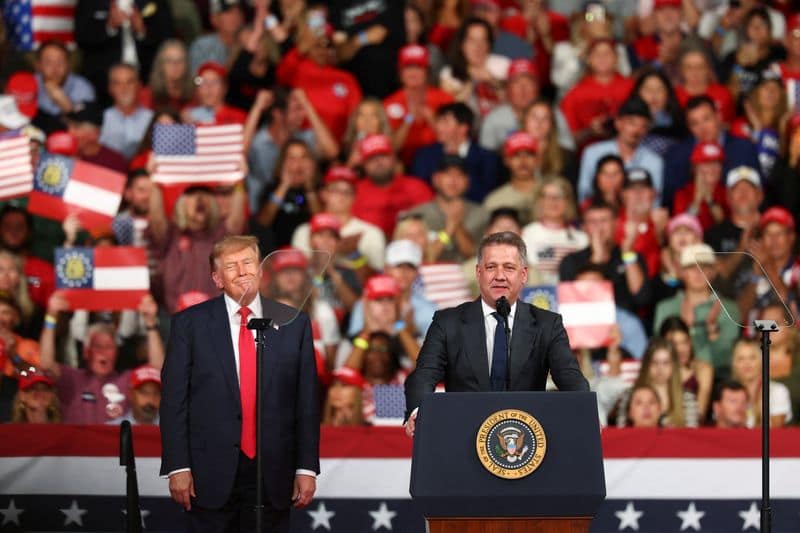 Audi CEO's appearance at Trump rally was 'deeply embarrassing', IG Metall head says