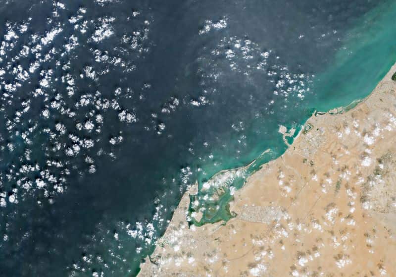 UAE oil spill widens, reaching shores, satellite images show