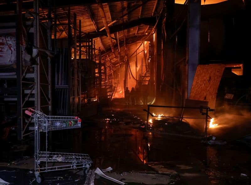 Russian missile strikes on Kharkiv kill two, injure four