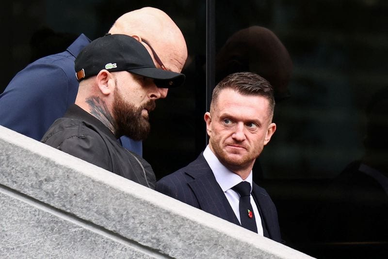 Tommy Robinson found guilty of harassing two journalists