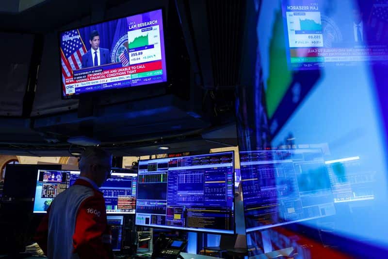 US stocks fall as Alphabet results fuel AI spending concerns