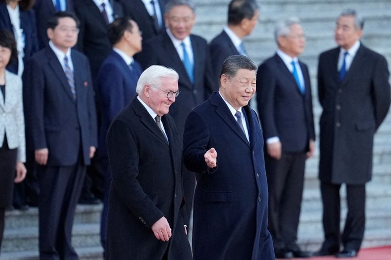 China, Germany presidents call for upholding international order
