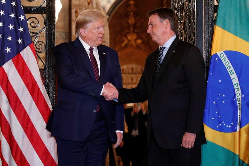 Trump administration not backing Bolsonaro's claim to Brazil leadership, sources say